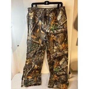 Frogg toggs realtree green pants men’s large lightweight waterproof zipper